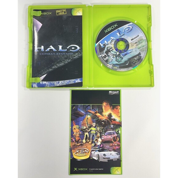 Halo Combat Evolved Game Of The Year Edition Microsoft Xbox 2001 Complete Tested - Picture 3 of 10